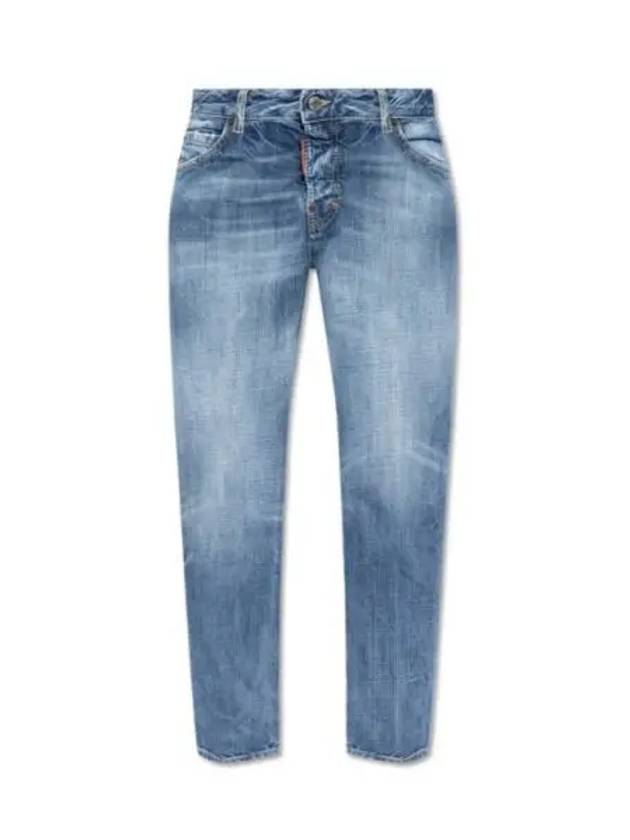 Cool Girl Crop Jeans Blue - DSQUARED2 - BALAAN 2