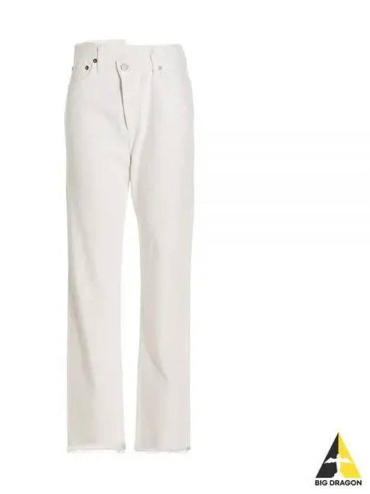 Crisscross Straight Jeans White - AGOLDE - BALAAN 2