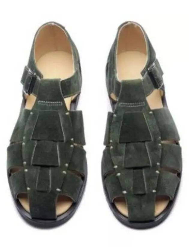 Pacific Buckle Gladiator Sandals Green - PARABOOT - BALAAN 4