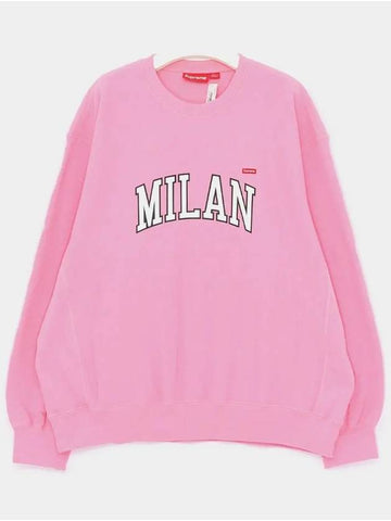 Milan Shop Small Box Logo Sweatshirt SS24SW4G PINK - SUPREME - BALAAN 1