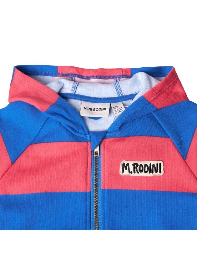 Kids brushed hood zip up 2372018528 PINK - MINI RODINI - BALAAN 4