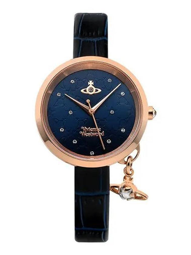 Bow II Leather Watch Blue - VIVIENNE WESTWOOD - BALAAN 1