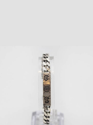 Ghost Silver Chain Bracelet No 17 455321 - GUCCI - BALAAN 1