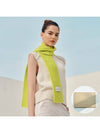 Lyra Lambswool 100 Muffler Lime - WHITE PROJECT - BALAAN 2