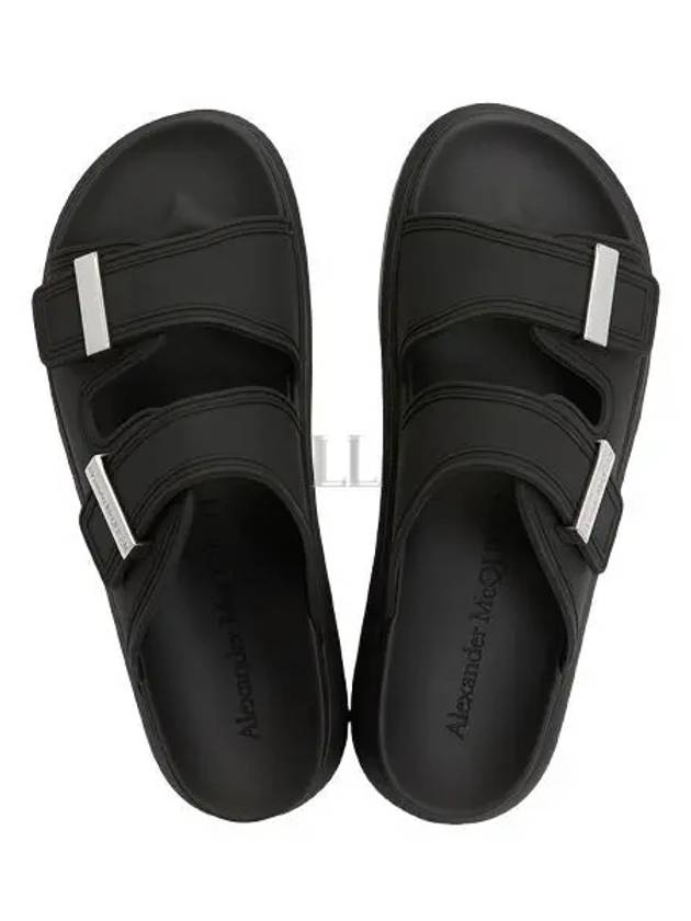 Hybrid Rubber Slippers Black - ALEXANDER MCQUEEN - BALAAN 2