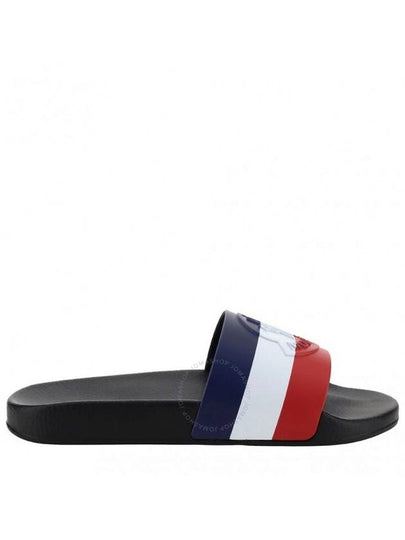 Men's Basil Tricolor Slippers Black - MONCLER - BALAAN 2