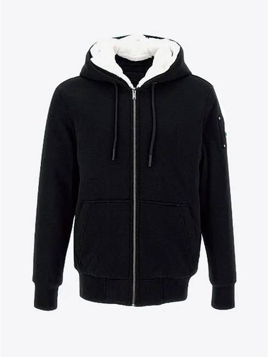 Classic Bunny Zip Up Hoodie Black - MOOSE KNUCKLES - BALAAN 2