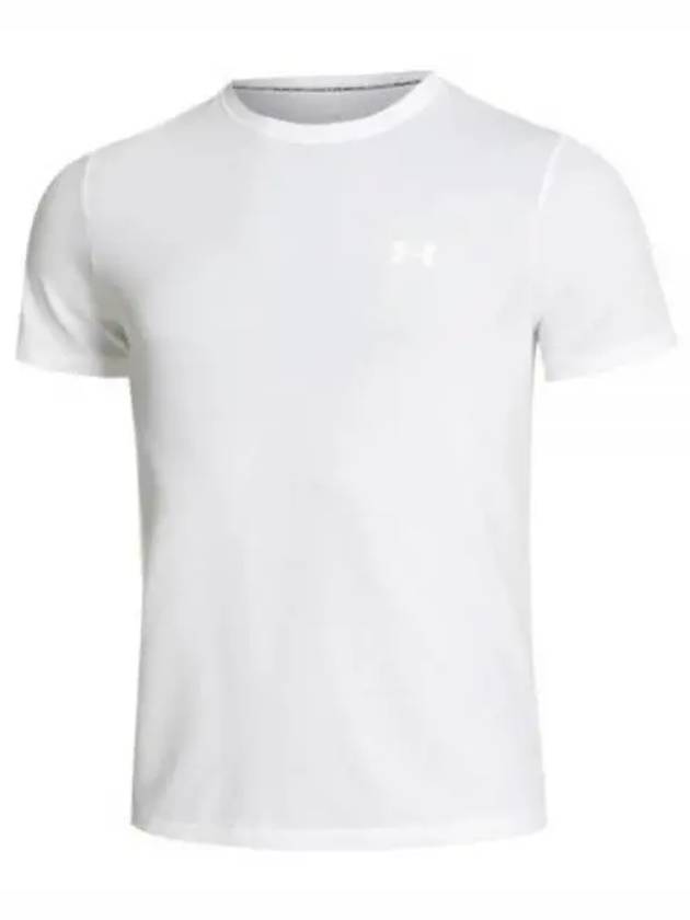 Men's UA Seamless Stride Short Sleeve T Shirt White - UNDER ARMOUR - BALAAN 1