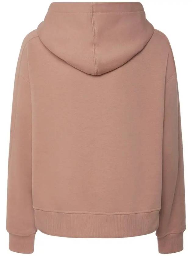 MAESTRO logo embroidery brushed hoodie rose beige 2399260233 003 - MAX MARA - BALAAN 3