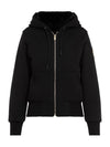 Madison Bunny Gold Hooded Jacket Black - MOOSE KNUCKLES - BALAAN 1