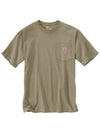 Pocket Short Sleeve T shirt Desert K87 DES - CARHARTT - BALAAN 3