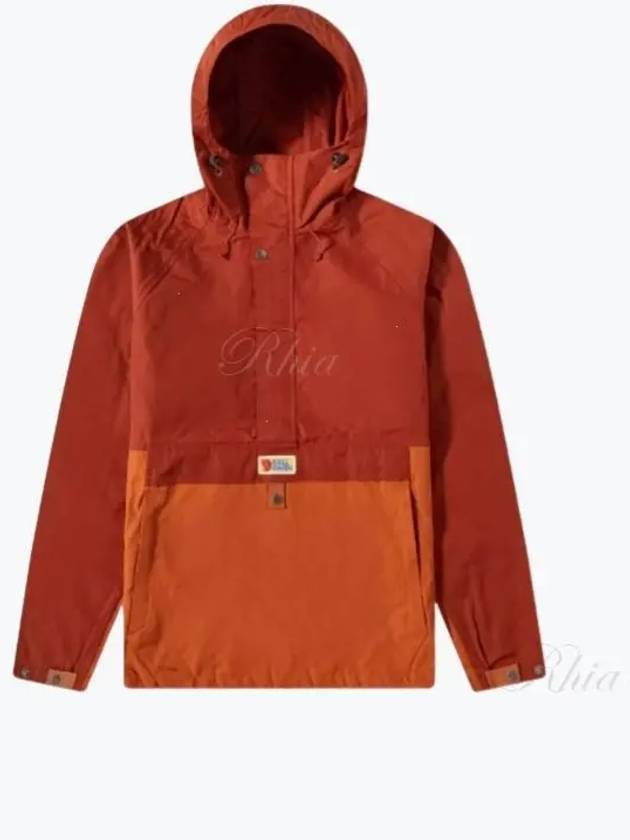 Men's Vardag Anorak Autumn Leaf Terracotta Brown - FJALL RAVEN - BALAAN 2