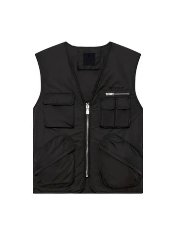 Men's Multipot Nylon Vest Black - GIVENCHY - BALAAN 1