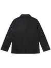 Denim 3 Button Jacket Black - SOLEW - BALAAN 3