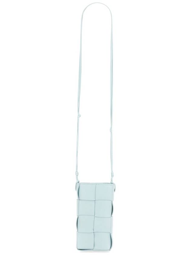 Cassette Intrecciato Mini Cross Bag Light Blue - BOTTEGA VENETA - BALAAN 1