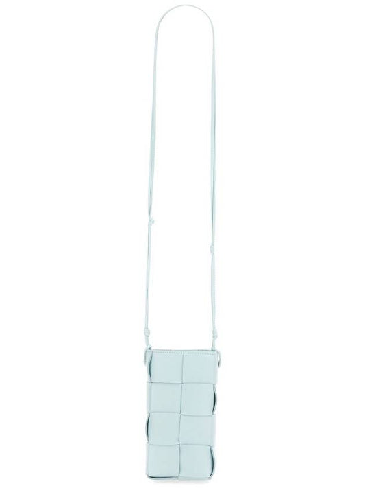 Cassette Intrecciato Mini Cross Bag Light Blue - BOTTEGA VENETA - BALAAN 1