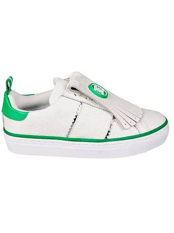 Women's Kilty Disruptor Tassel Golf Shoes Spikeless Green White - G/FORE - BALAAN 1