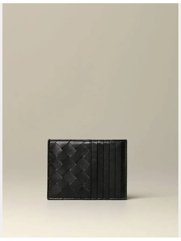 Intrecciato Card Wallet Black - BOTTEGA VENETA - BALAAN 3