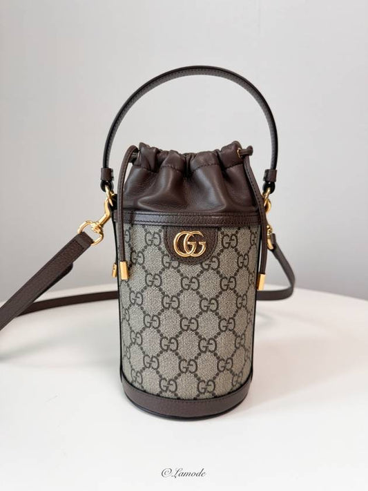 Ophidia Mini Bucket Bag Beige - GUCCI - BALAAN 2