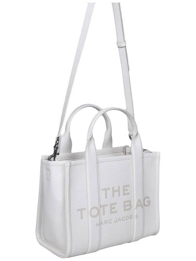 Small Leather Tote Bag White - MARC JACOBS - BALAAN 4