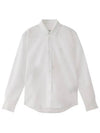 De Coeur Embroidery Cotton Long Sleeve Shirt White - AMI - BALAAN 2