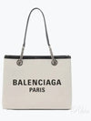 Duty Free Canvas Tote Bag White - BALENCIAGA - BALAAN 2