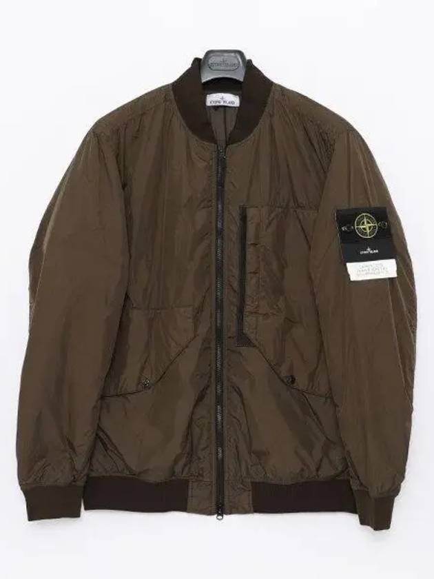 Garment Dyed Crinkle Reps Jacket Khaki - STONE ISLAND - BALAAN 2