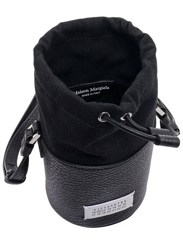 5AC Micro Bucket Bag Black - MAISON MARGIELA - BALAAN 3