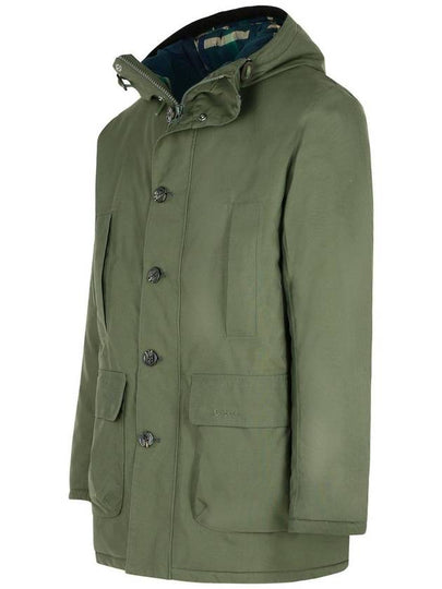 Barbour 'Winter Beaufort' Green Cotton Blend Parka - BARBOUR - BALAAN 2