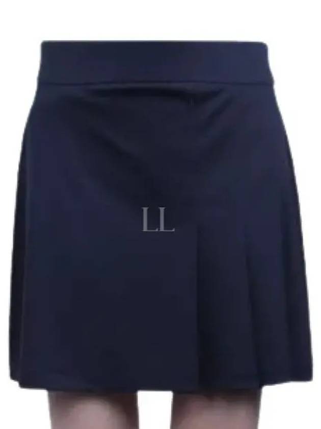 Thea Pleated Mini Skirt Navy - J.LINDEBERG - BALAAN 2