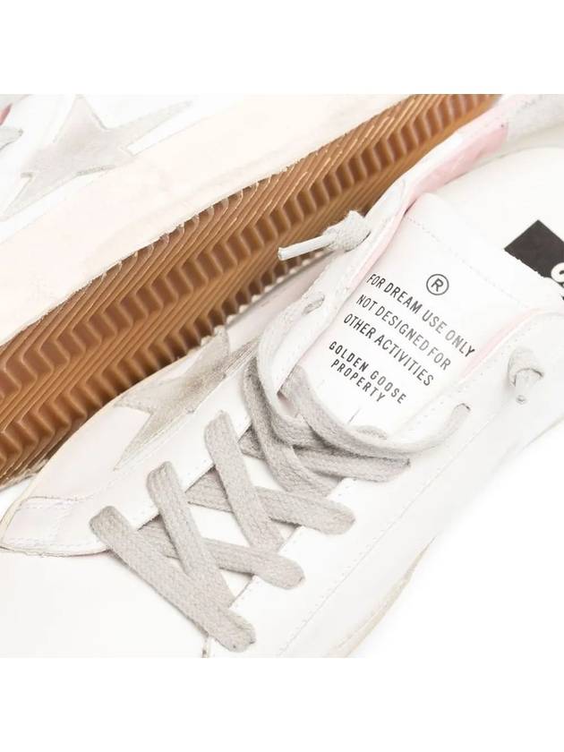 Superstar White Pink Heel Tab Sneakers - GOLDEN GOOSE - BALAAN 4