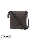 Mini Rowan Pile Signature Canvas Cross Bag Brown - COACH - BALAAN 4