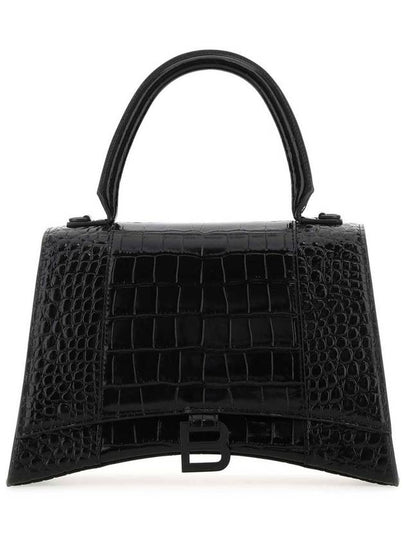 Hourglass Top Handle Tote Bag Black - BALENCIAGA - BALAAN 2