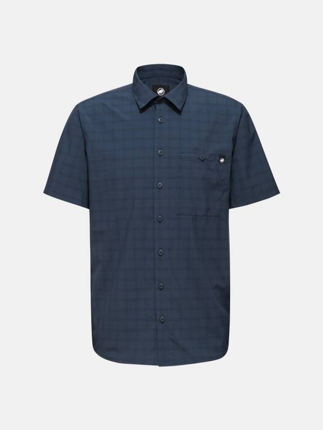 Classic Lenni Short Sleeve Shirt Navy - MAMMUT - BALAAN 2