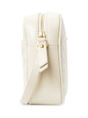 Lou Logo Quilting Cross Bag White - SAINT LAURENT - BALAAN 3