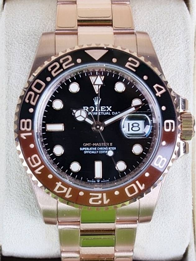 Rolex GMT Master 2 Root Beer Rose Gold 21 Years - ROLEX - BALAAN 3