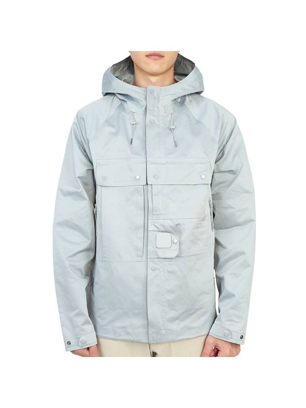 Metropolis AAC Hoodie Jacket Total Eclipse Light Blue - CP COMPANY - BALAAN 2