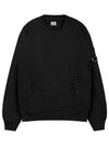 Men's Crew Neck Lens Sweatshirt Black - CP COMPANY - BALAAN 2