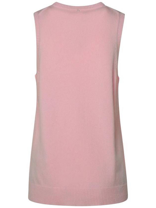 Sportmax Vest In Pink Cashmere Blend - MAX MARA SPORTMAX - BALAAN 3