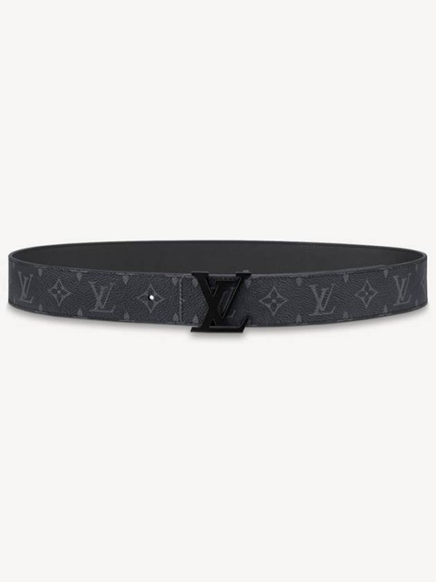 LV Initiales 40mm Matte Belt Black - LOUIS VUITTON - BALAAN.