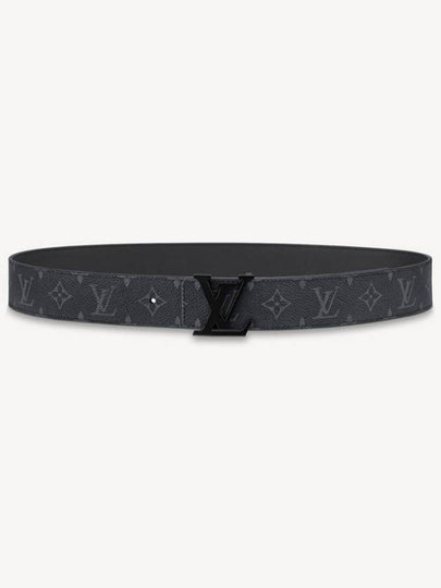 LV Initiales 40MM Leather Belt Black - LOUIS VUITTON - BALAAN 2