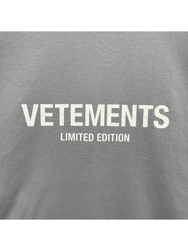 23SS Logo Short Sleeve TShirt UE63TR 680L - VETEMENTS - BALAAN 4