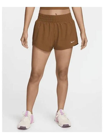 Dry fit one women s mid rise 3 inch brief lined shorts light British tan DX6011 281 749007 - NIKE - BALAAN 1