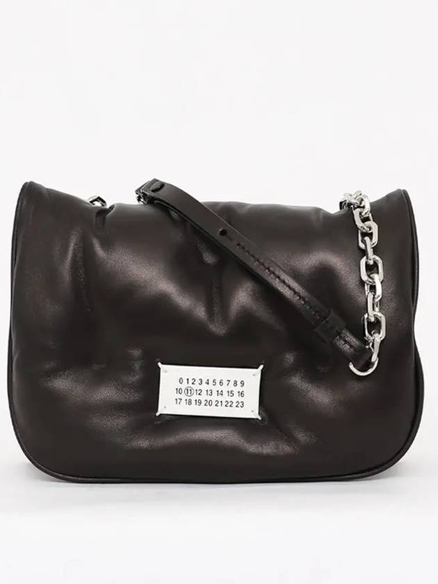 Glam Slam Flap Crossbody Bag Black - MAISON MARGIELA - BALAAN 3