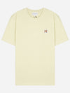 Fox Head Patch Classic Short Sleeve T-Shirt Yellow - MAISON KITSUNE - BALAAN 2