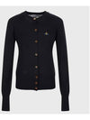 Bea Knit Cardigan Black - VIVIENNE WESTWOOD - BALAAN 5