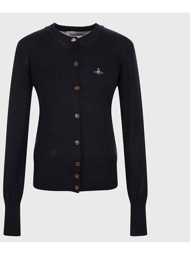 Bea Knit Cardigan Black - VIVIENNE WESTWOOD - BALAAN 5