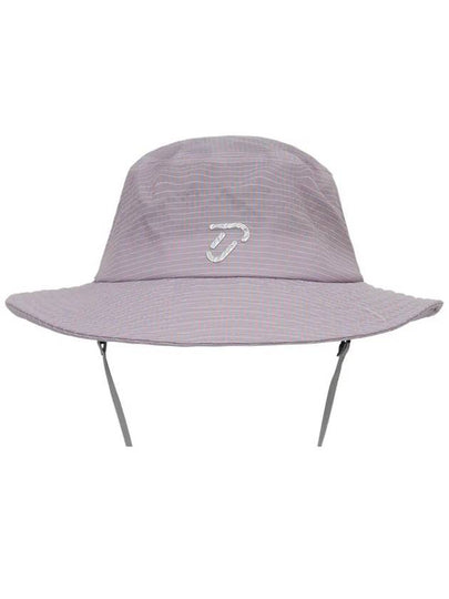 Logo Lightweight Check Bucket Hat IPU3SCP704 OR - IJP DESIGN - BALAAN 2