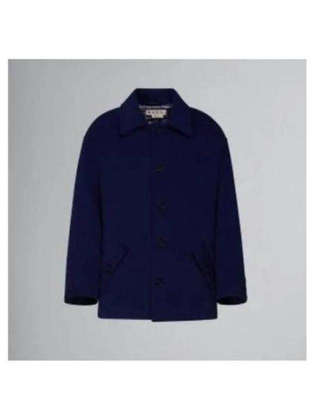 Brushed Mohair Jacket Blue Marine - MARNI - BALAAN 2