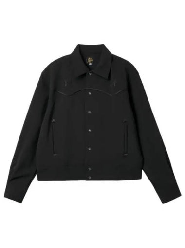 Double Cloth Piping Cowboy Jacket Black - NEEDLES - BALAAN 1